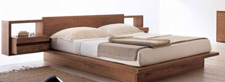 Дерев'яне ліжко без ніжок