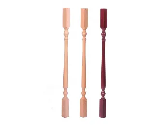 Балясина Капля 1. без покриття 2. лак 3. тон