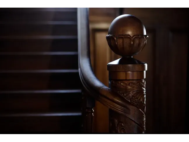 Сходи Традиція Класік 060 п-подібні відкритого типу (з'єднання стовпа та поручня).