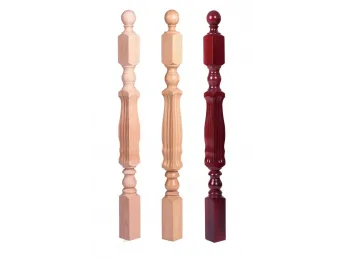 Стовп Гореничі 1. без покриття 2. лак 3. тон