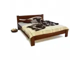 Кровать Венеция бук односпальная орех срощенная 900 х 2000 Общий вид