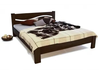 Кровать Венеция бук односпальная венге срощенная 900 х 2000 Общий вид