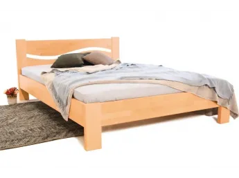 Ліжко Венеція бук полуторне натурал зрощене 1200 х 2000 Загальний вигляд