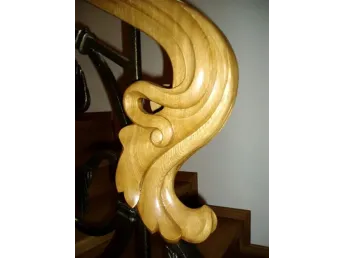 Завершення поручня "Грація" різьба по дереву