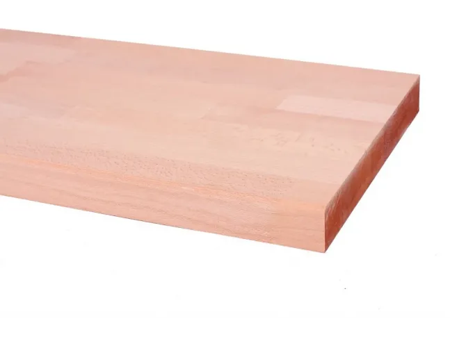 Ступенька, дерево - бук, материал - срощенный (вид с торца)