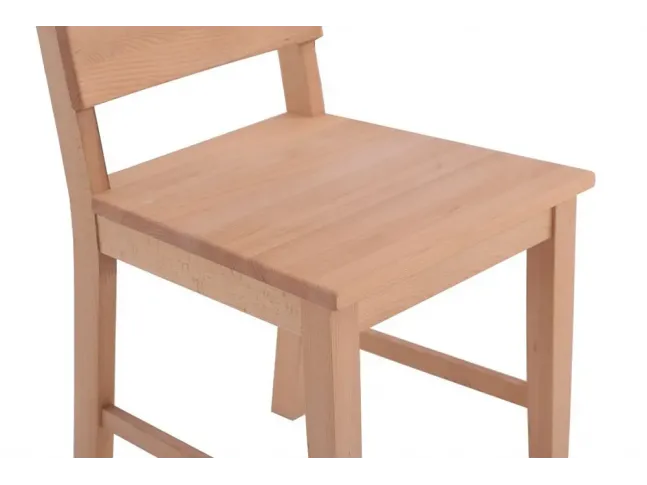 Стілець Фортіс натурального кольору, матеріал - бук (загальний вигляд)