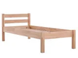 Кровать односпальная Моно натурального цвета, материал - бук срощенный (общий вид)