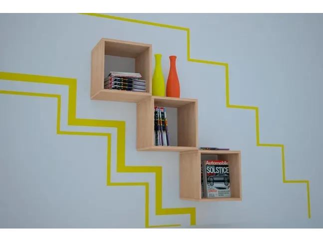 Полиця Модуль 386х300х350 натурального кольору зі зрощеного бука (в інтер'єрі)