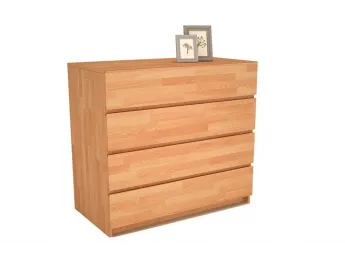 Комод Кетрін натуральний колір, матеріал - бук зрощений (загальний вигляд).