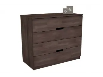 Комод Селена "плюс" темно-коричневого кольору, матеріал - бук зрощений (загальний вигляд)