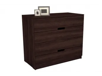 Комод Селена "плюс" темно-коричневого кольору, матеріал - бук цільний (загальний вигляд)