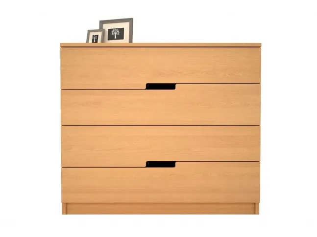 Комод Селена "плюс" натурального кольору, матеріал - бук цільний (загальний вигляд)