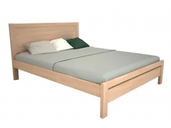 Кровать Скарлет коричневого цвета, материал - бук срощенный (общий вид) 2