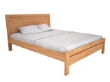 Ліжко Валенсія натурального кольору, матеріал - бук зрощений (загальний вигляд)