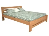 Ліжко Сільвана "плюс" натурального кольору, матеріал - бук зрощений (загальний вигляд)