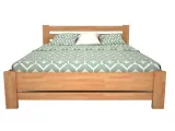 Ліжко Сільвана "плюс" натурального кольору, матеріал - бук зрощений (загальний вигляд)