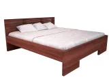 Ліжко Тайгер коричневого кольору, матеріал - бук цільний (загальний вигляд)