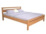 Ліжко Вікторія натурального кольору, матеріал - бук зрощений (загальний вигляд)