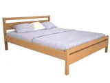 Ліжко Вікторія натурального кольору, матеріал - бук цільний (загальний вигляд)