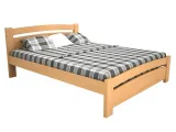 Ліжко Софія натурального кольору, матеріал - бук цільний (загальний вигляд)