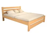 Ліжко Кароліна натурального кольору, матеріал - бук цільний (загальний вигляд)