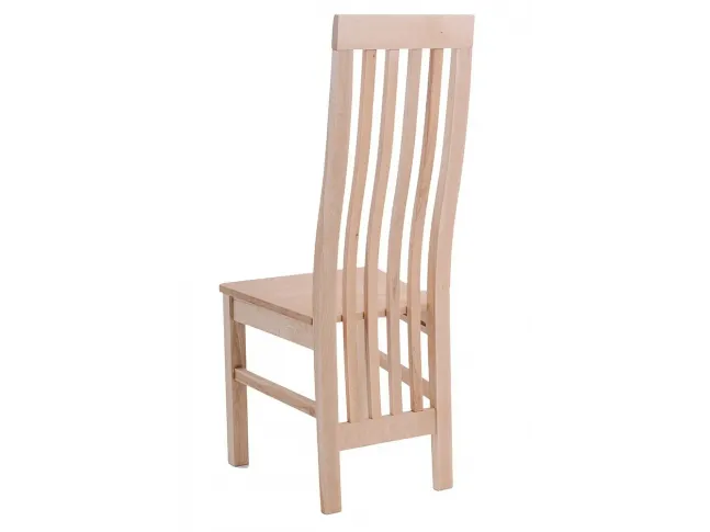 Стул Грация бежевого цвета, материал - бук (вид сзади)