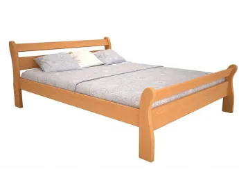 Кровать Миледа "плюс" цвета венге лак, материал - бук сращенный (в интерьере) 2