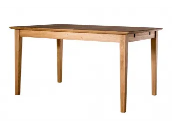 Стол Орфей натурального цвета, материал -цельный  дуб (общий вид).