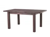 Стіл Гравіс (розкладний) кольору венге, матеріал - бук цільний (в розкладеному стані)