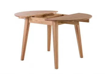 Стіл Оріон d900 натуральний колір, матеріал - цільний дуб (загальний вигляд) 2