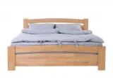 Ліжко Софія натурального кольору, матеріал - бук зрощений (вигляд спереду)