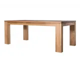 Стіл Лофт (розкладний) натурального кольору, матеріал - дуб цільний (загальний вигляд)