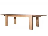 Стіл Лофт (розкладний) натурального кольору, матеріал - дуб цільний (в розкладеному стані)