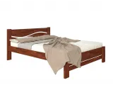 Ліжко Венеція "плюс" світло-коричневого кольору, матеріал - бук зрощений (загальний вигляд)