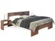 Кровать Тайгер лак коричневого цвета, материал - бук срощенный (общий вид)