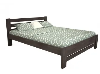 Ліжко Сільвана "плюс" кольору венге, матеріал - бук зрощений (загальний вигляд)