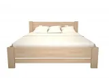 Ліжко Селена "плюс" кольору беж, матеріал - бук зрощений (вигляд зпереду)