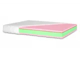 Матрац Лілак безпружинний двосторонній з різною жорсткістю 3/3,5 (вигляд з наповненням)