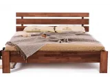 Кровать Лучана коричневого цвета, материал - бук срощенный (вид сверху).