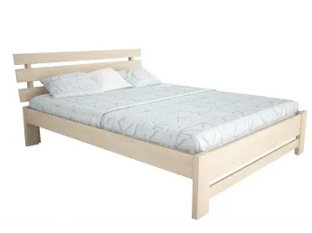 Кровать Лучана "плюс" натурального цвета, материал - бук срощенный (общий вид) 2