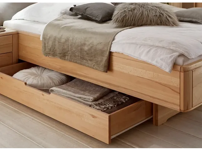 Шухляда під Ліжко Глорія натурального кольору, матеріал зрощений/цільний бук