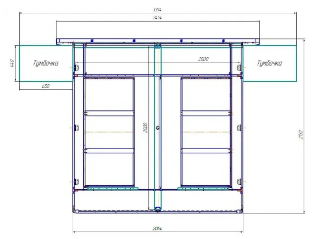 Ліжко Глорія натурального кольору, матеріал зрощений/цільний бук (габаритні розміри 2000х2000)