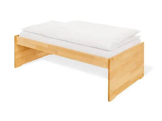Дитяче ліжечко-трансформер Whity натурального кольору, матеріал - бук зрощений (до підліткового віку)
