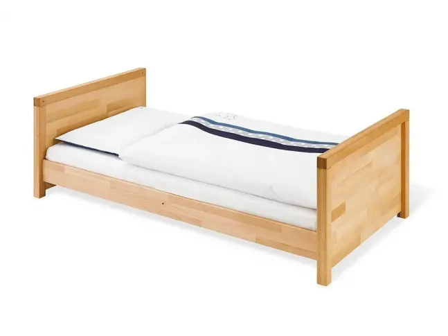 Детская кроватка-трансформер Alpaka натурального цвета, материал - бук сращенный (до подросткового возраста)