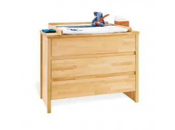 Купити Комод-пеленатор Alpaka 100 натурального кольору, зрощений бук, покриття олія з пеленатором 2