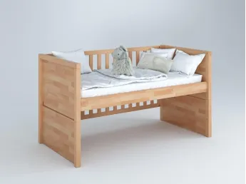 Купить Детскую кроватку трансформер Alpaka  материал - бук сращенный для новорожденных и младенцев общий вид 2