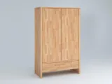 Купить Детский шкаф Alpaka 2-дверный натурального цвета, сращенный бук, покрытие масло