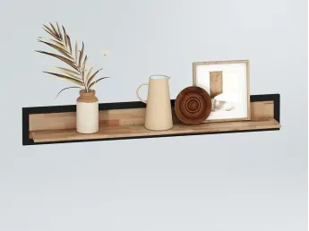 Купить Полка настенная Франкфурт 170 натурального цвета, материал - бук сращенный\цельный (общий вид) 2