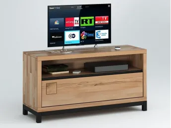 Купити ТВ-тумба Франкфурт I натурального кольору, матеріал - бук зрощений\цільний (загальний вигляд)