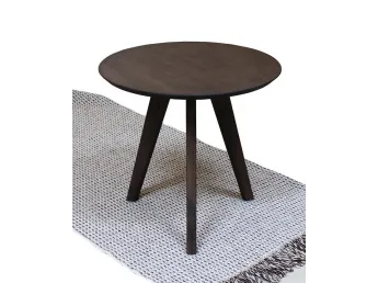 Купить Столик прикроватный Данте цвета венге, материал - срощенный бук (общий вид фон белый) 2